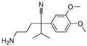 5-氨基-2-(3,4-二甲氧基苯基)-2-异丙基戊腈 结构式
