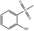 2-(甲基磺酰)苯酚 结构式