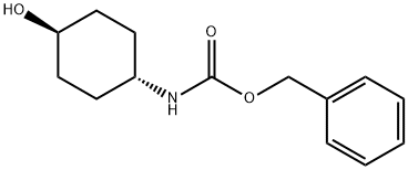 反式-4-(CBZ-氨基)环己醇 结构式