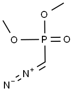 P - (重氮甲基)磷酸二甲酯 结构式
