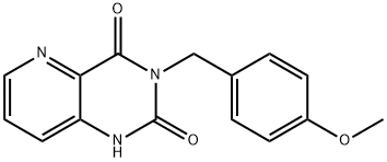 3-(4-METHOXYBENZYL)PYRIDO[3,2-D]PYRIMIDINE-2,4(1H,3H)-DIONE 结构式