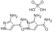 3-氨基-4-甲酰胺基吡唑半硫酸盐 结构式