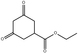 Cyclohexanecarboxylic acid, 3,5-dioxo-, ethyl ester 结构式