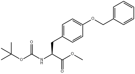 METHYL-N-BOC-4-BENZYLOXY-L-PHENYL ALANINE 结构式