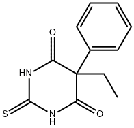 5-苯基-5-乙基-2-硫代硫巴比妥酸 结构式