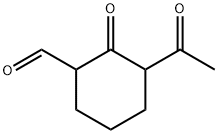 Cyclohexanecarboxaldehyde, 3-acetyl-2-oxo- (9CI) 结构式