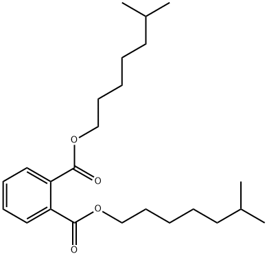 邻苯二甲酸二异辛酯 结构式