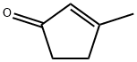 3-甲基-2-环戊烯-1-酮 结构式