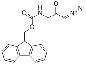 3-FMOC-AMINO-1-DIAZO-2-PROPANONE 结构式