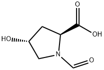 Proline, 1-formyl-4-hydroxy-, L- (8CI) 结构式