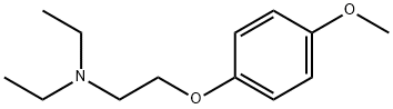 2-(4-甲基苯氧基) 三乙基胺 结构式