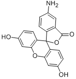 5(6)-氨基荧光素 结构式