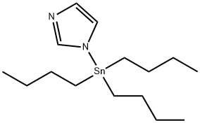 1-(三正丁基锡基)-1H-咪唑 结构式