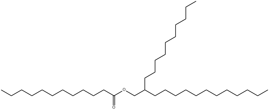 2-decyltetradecyl laurate 结构式