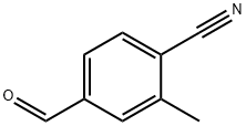 4-醛基-2-甲基-苯腈 结构式