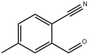 2-甲酰基-4-甲基苄腈 结构式