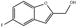 (5-FLUORO-1-BENZOFURAN-2-YL)METHANOL 结构式