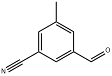 3-甲酰基-5-甲基苯甲腈 结构式