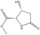 Proline, 3-hydroxy-5-oxo-, methyl ester, DL-cis- (8CI) 结构式