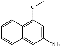 4-甲氧基-2-萘胺 结构式