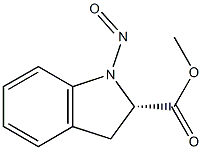 2-Indolinecarboxylicacid,1-nitroso-,methylester,(S)-(-)-(8CI) 结构式