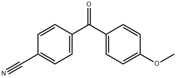 4-CYANO-4'-METHOXYBENZOPHENONE 结构式