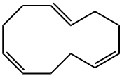 反,反,顺-1,5,9-环十二烷基三烯 结构式