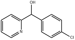 ALPHA-(4-氯苯基)吡啶-2-甲醇 结构式