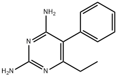 5-Phenyl-6-ethyl-2,4-diaminopyrimidine 结构式