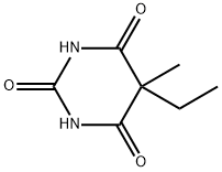 5-ethyl-5-methyl-1H,3H,5H-pyrimidin-2,4,6-trione 结构式