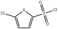 5-氯噻吩-2-磺酰氯 结构式