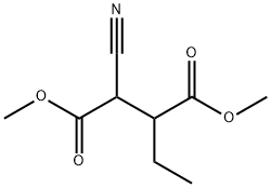 Butanedioic acid, 2-cyano-3-ethyl-, dimethyl ester (9CI) 结构式