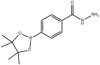 4-(肼羰基)苯基硼酸频哪醇酯 结构式
