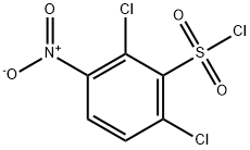 2,6-二氯-3-硝基苯磺酰氯 结构式