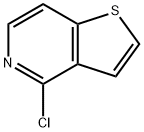 4-氯噻吩并[3,2-c]吡啶 结构式