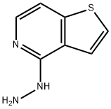 4-HYDRAZINOTHIENO[3,2-C]PYRIDINE 结构式