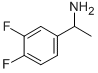 1-(3,4-二氟苯基)乙胺 结构式