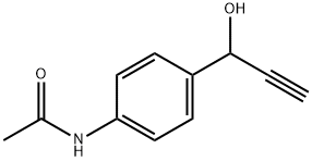 Acetamide,  N-[4-(1-hydroxy-2-propynyl)phenyl]-  (9CI) 结构式