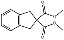 2,2-DiMethyl 1,3-dihydroindene-2,2-dicarboxylate 结构式