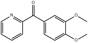 3,4-dimethoxyphenyl 2-pyridyl ketone 结构式
