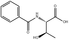 N-苯甲酰基-L-苏氨酸 结构式