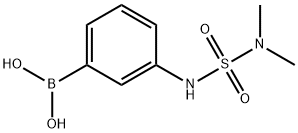 3-(N,N-二甲基磺酰胺氨基)苯基硼酸 结构式