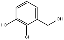 Benzenemethanol,  2-chloro-3-hydroxy- 结构式