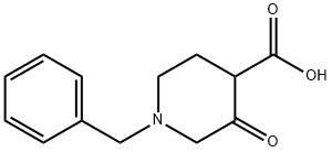 1-Benzyl-3-oxopiperidine-4-carboxylic acid 结构式