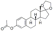3-(Acetyloxy)estra-1,3,5(10)-trien-17-one ethylene acetal 结构式