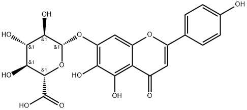 野黄芩苷 结构式