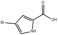 4-溴吡唑-2-羧酸 结构式