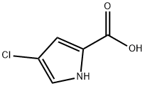 4-氯吡咯-2-羧酸 结构式