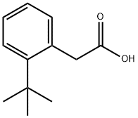 (2-tert-butylphenyl)acetic acid 结构式