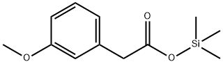 (3-Methoxyphenyl)acetic acid trimethylsilyl ester 结构式